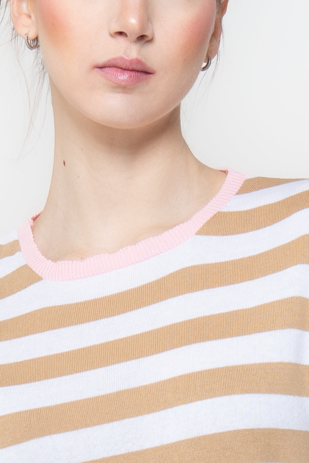 Maglia a Righe Bicolor