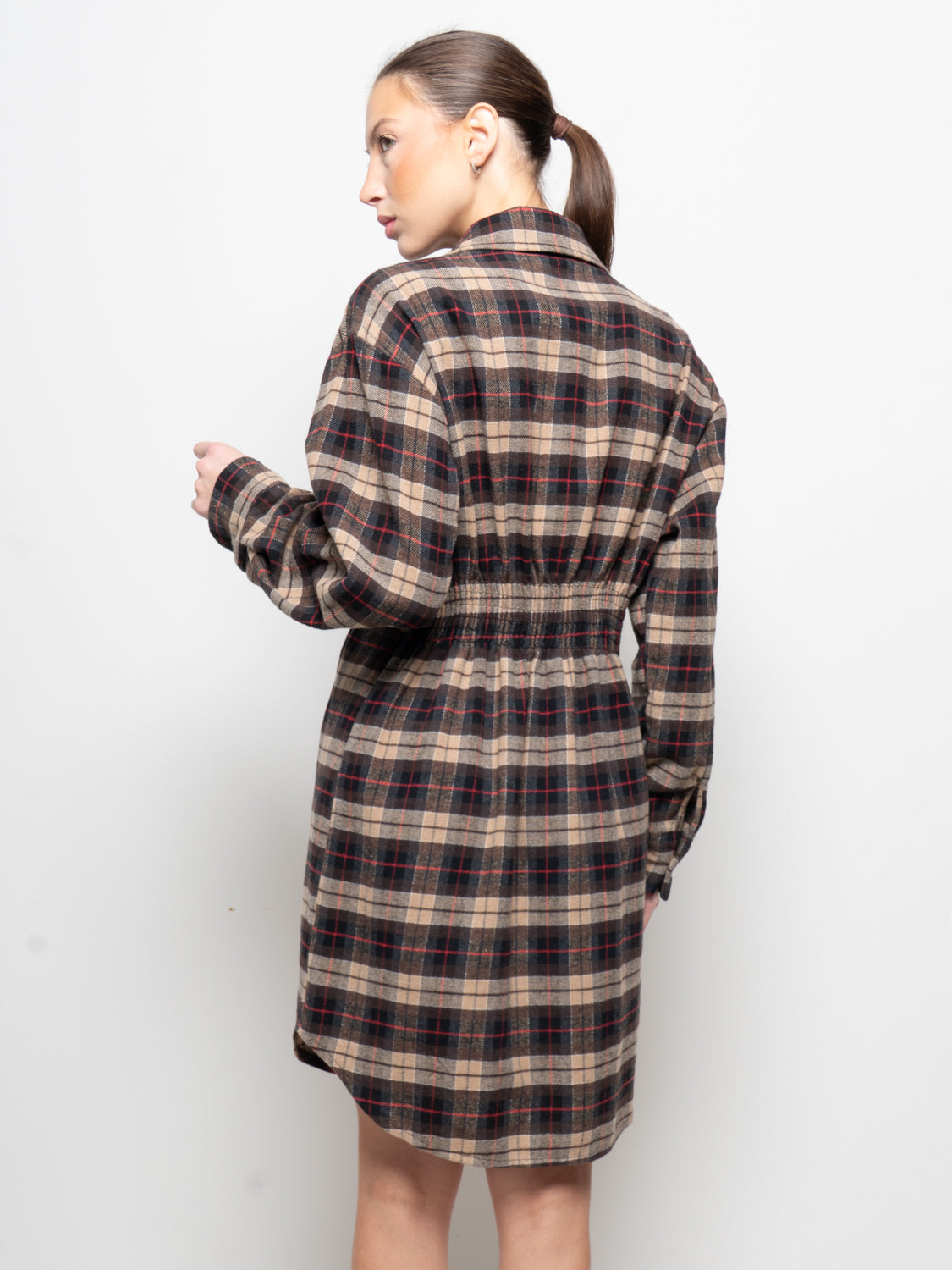 Abito camicia a quadri