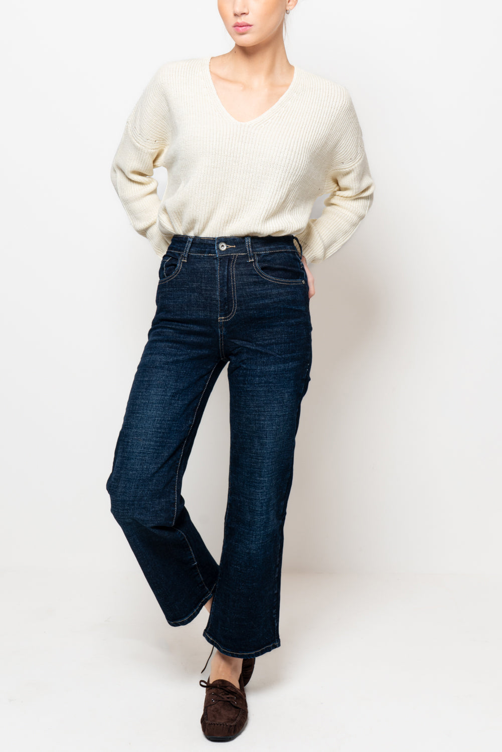 Jeans modello coulotte