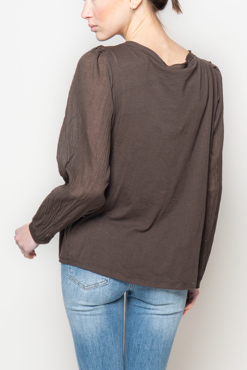 Blusa con fiocco