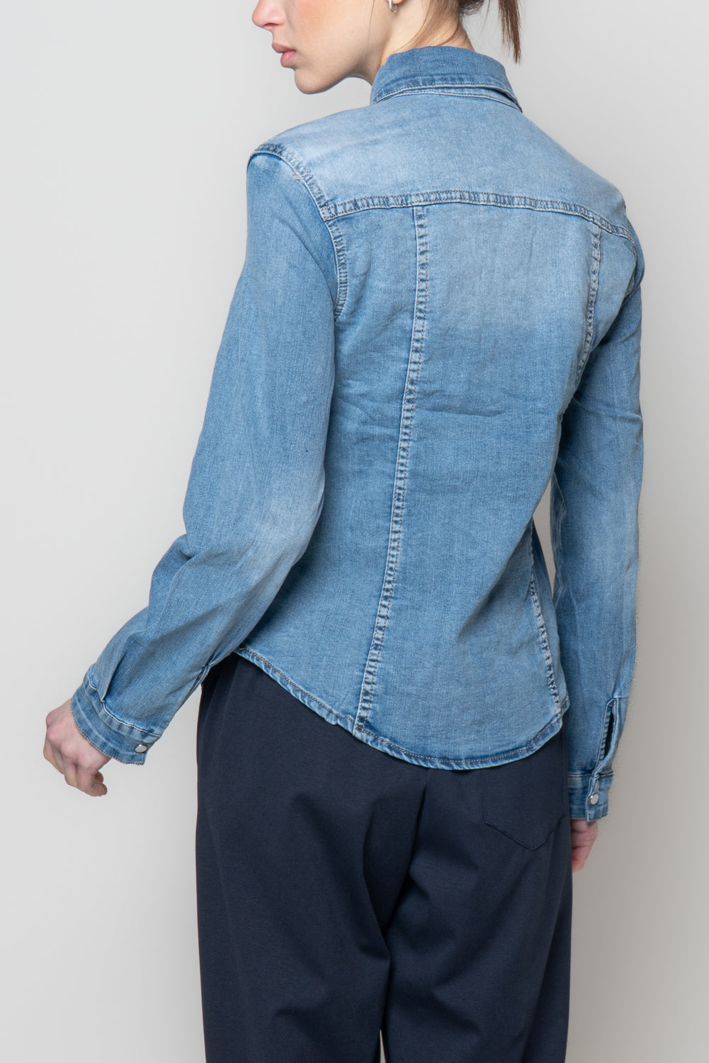 Camiicia di jeans Western