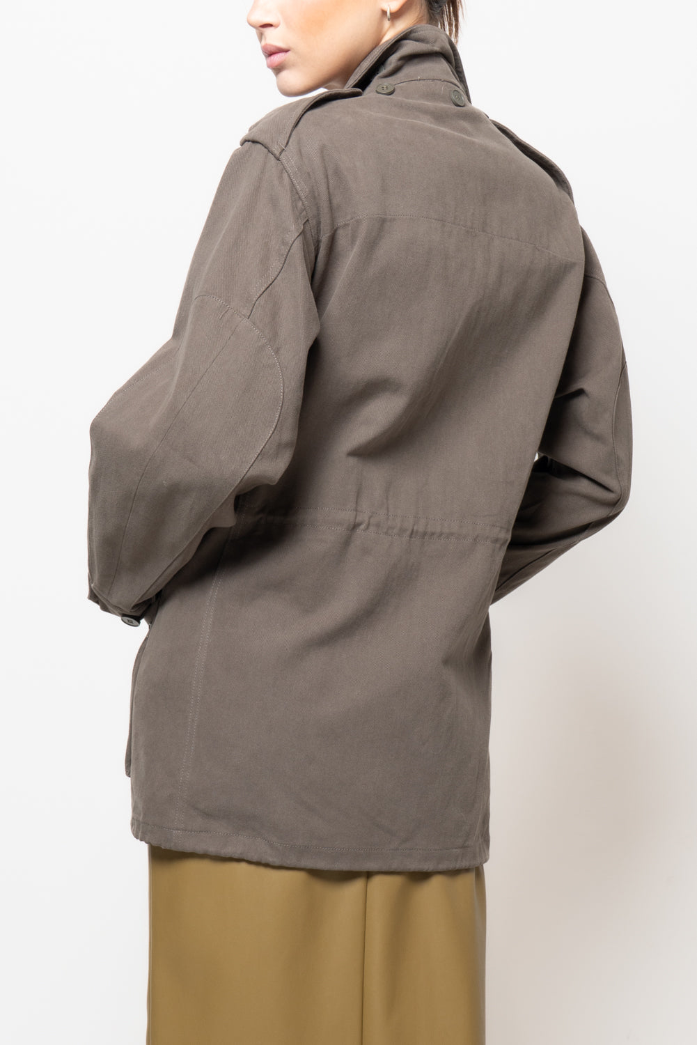 Sahariana con strass applicati