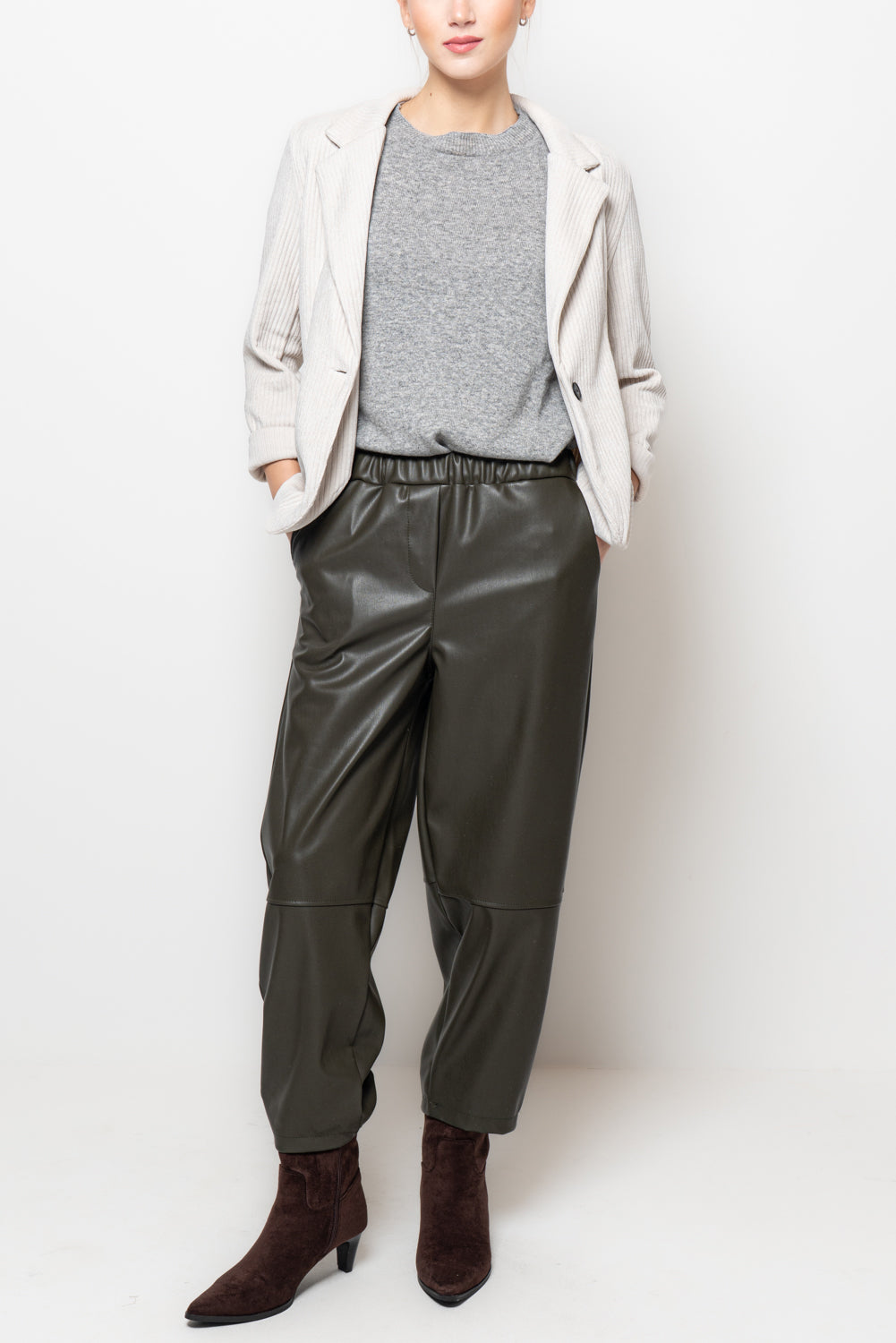 Giacca sfiancata in velluto