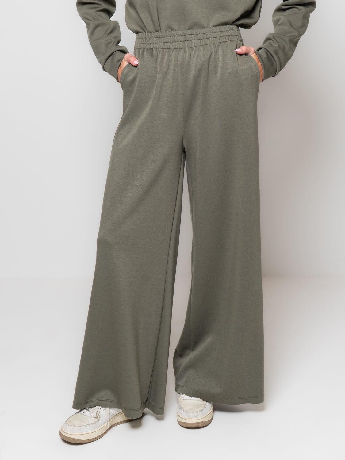 Pantalone palazzo in neoprene