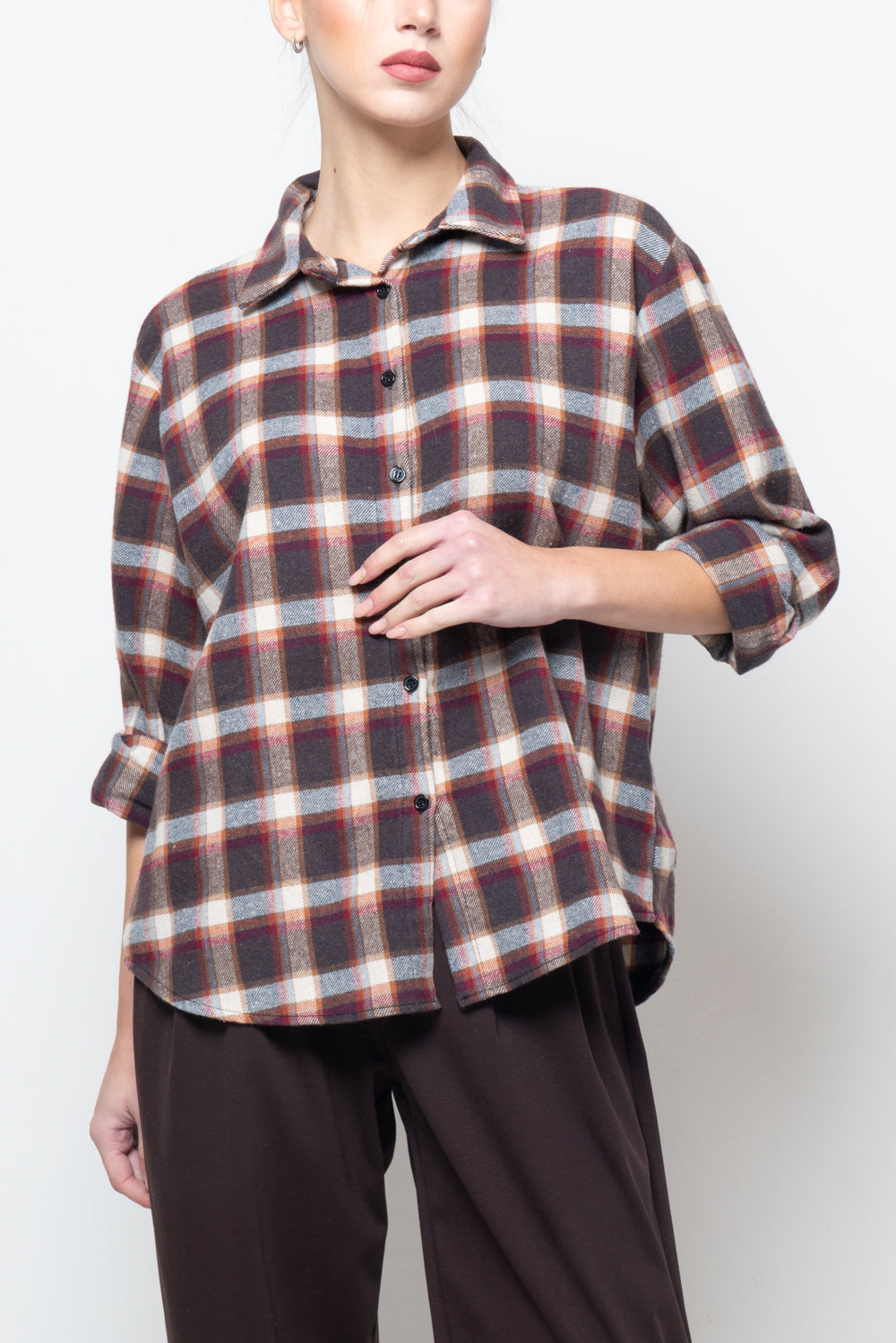 Camicia in flanella a quadri