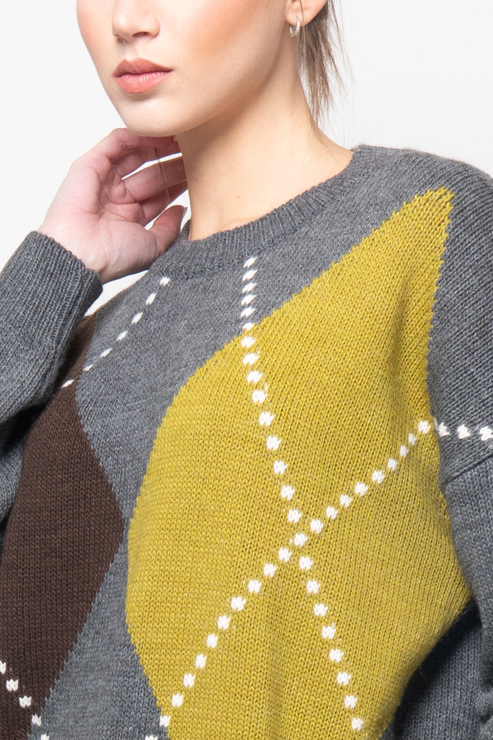 Maglia con doppio rombo