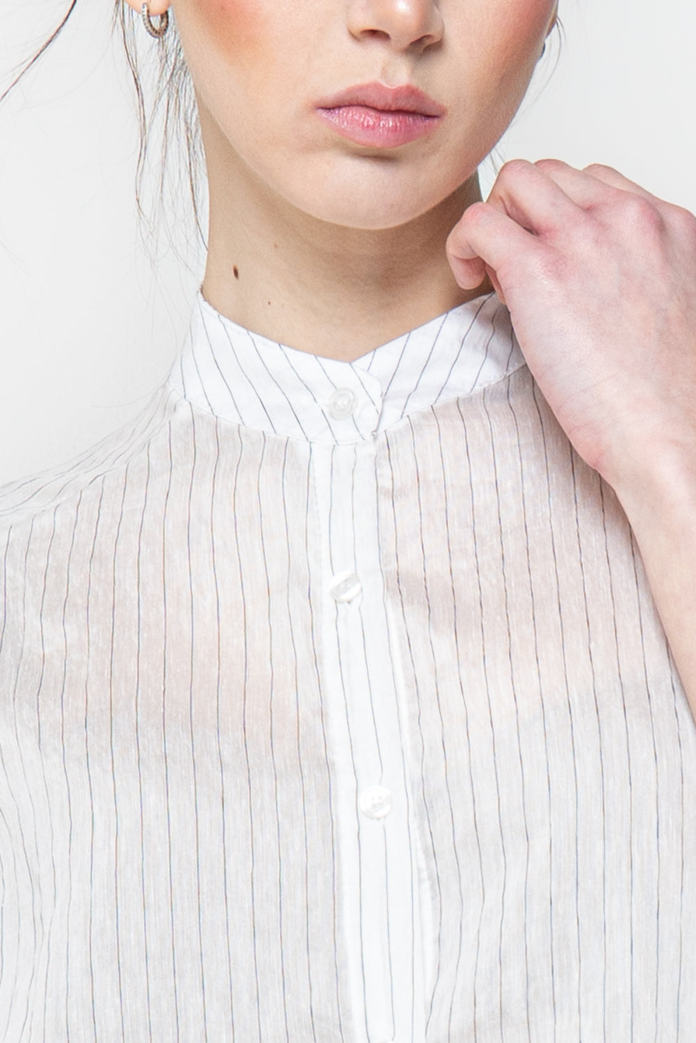 Camicia Gessata Oversize