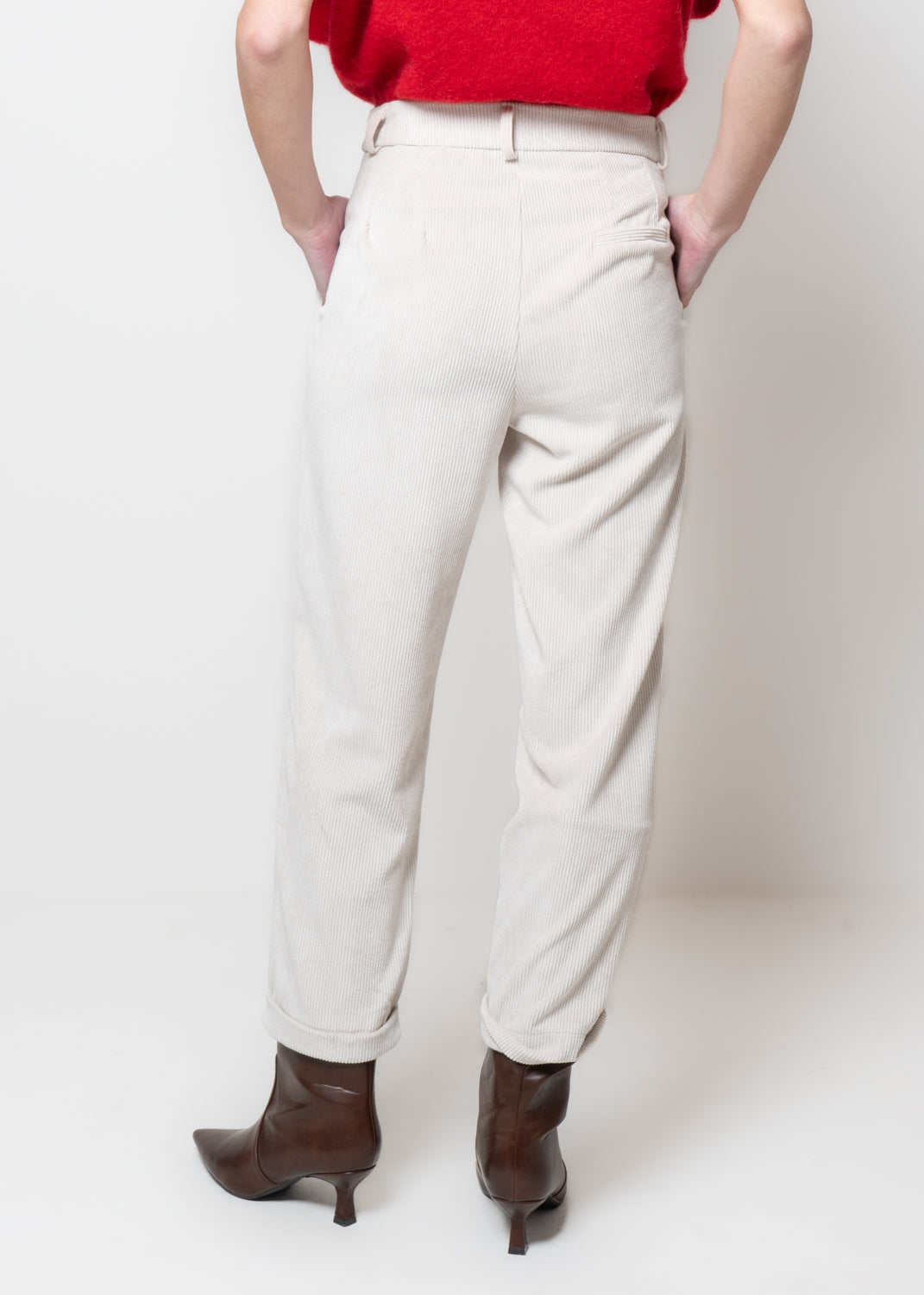 Pantaloni in velluto a sigaretta