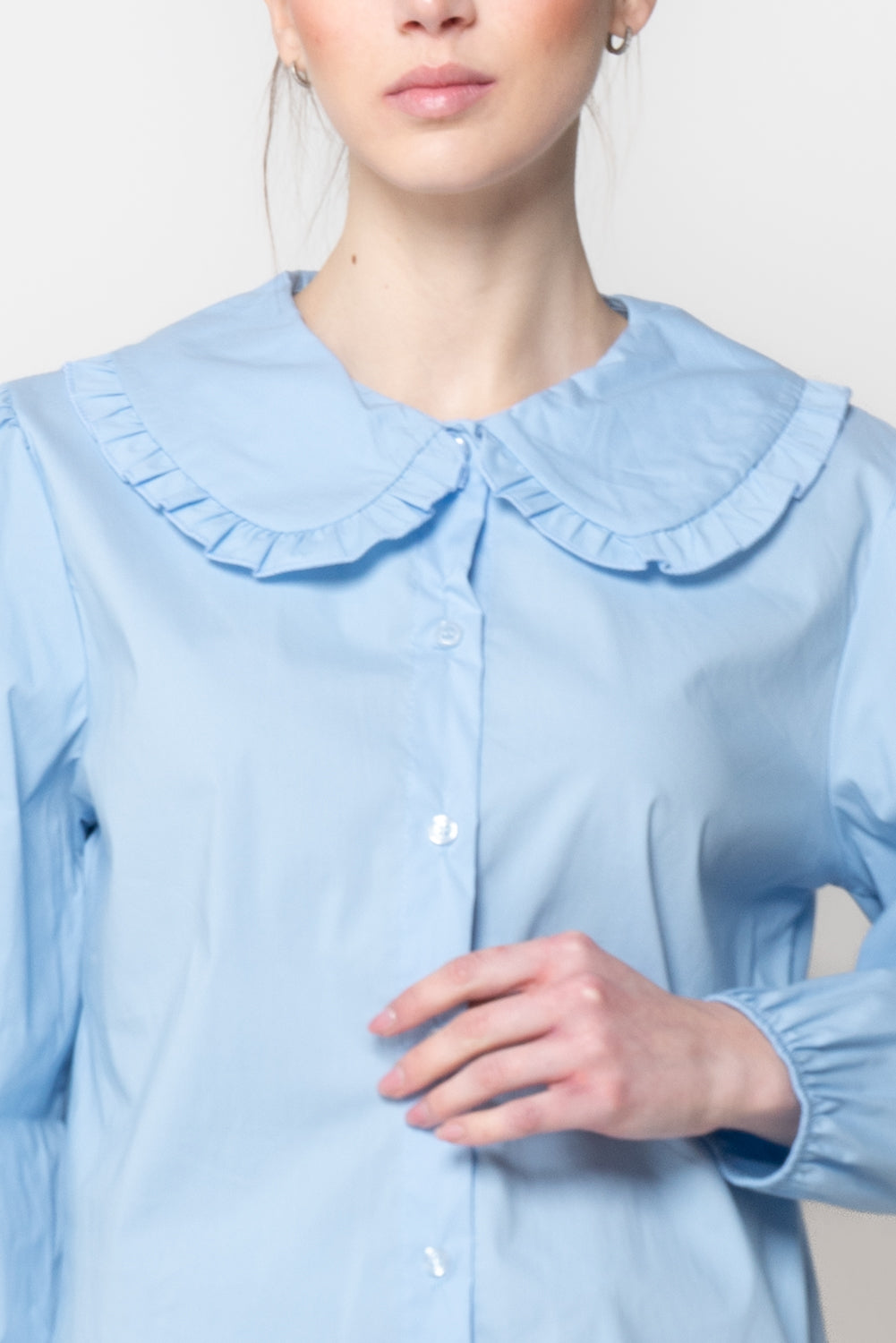 Camicia maxi colletto