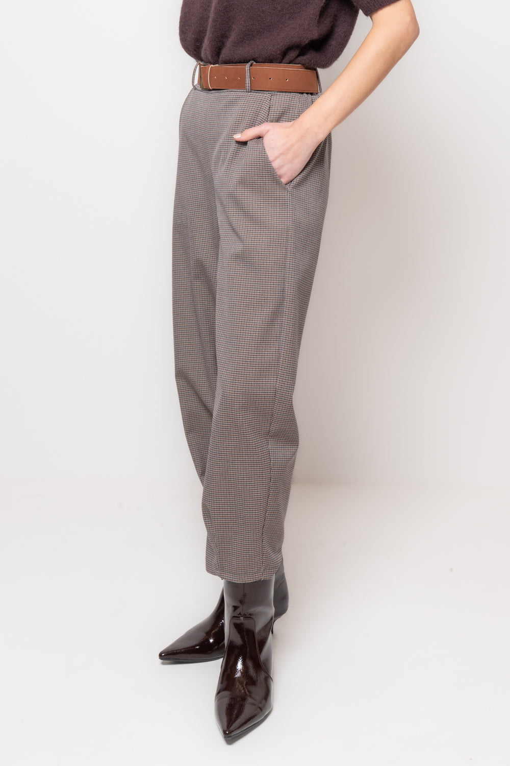 Pantalone baggy tartan