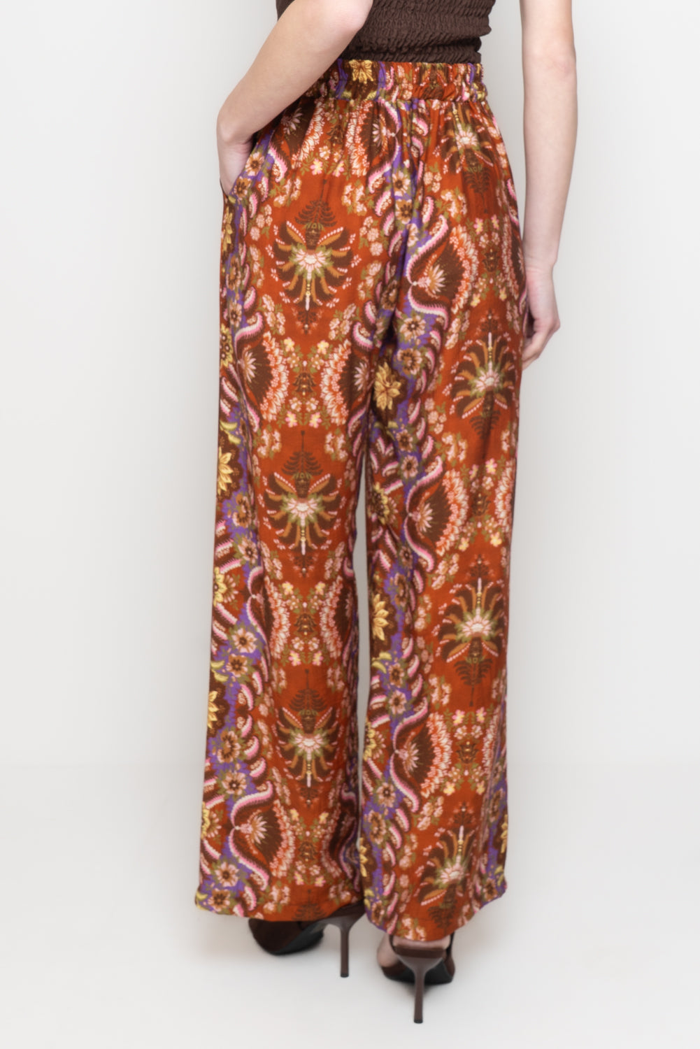 Pantaloni palazzo fantasia