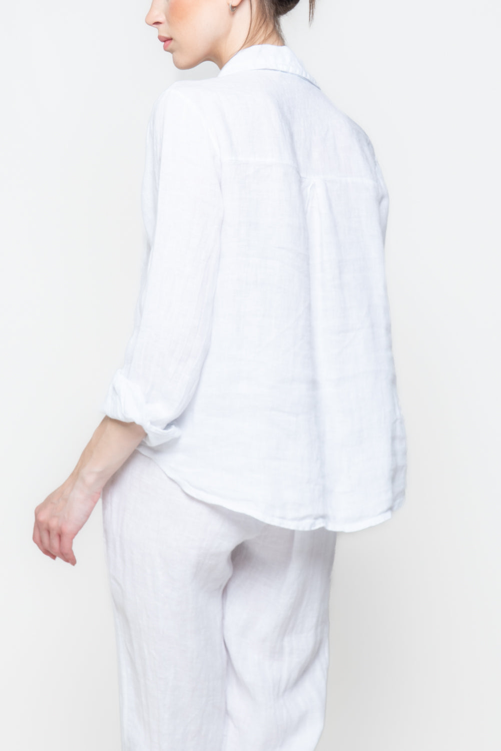Camicia in Lino con Taschino