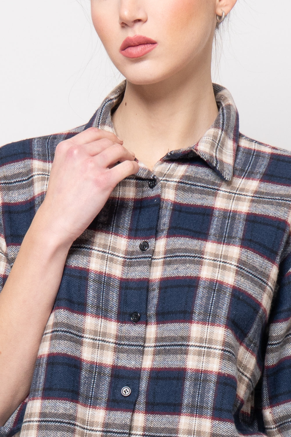 Camicia a quadri in flanella