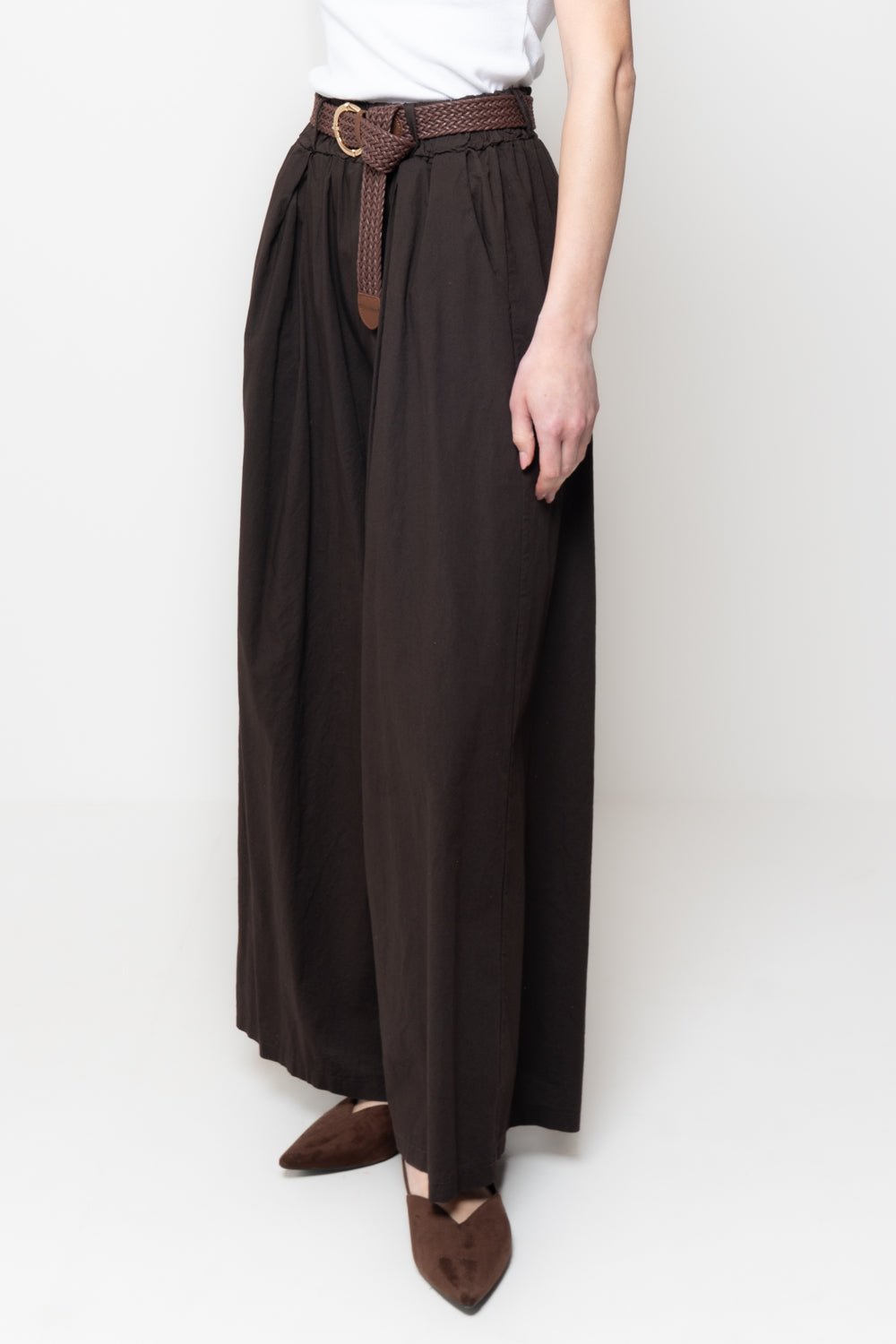 Pantalone a Palazzo con Pinces