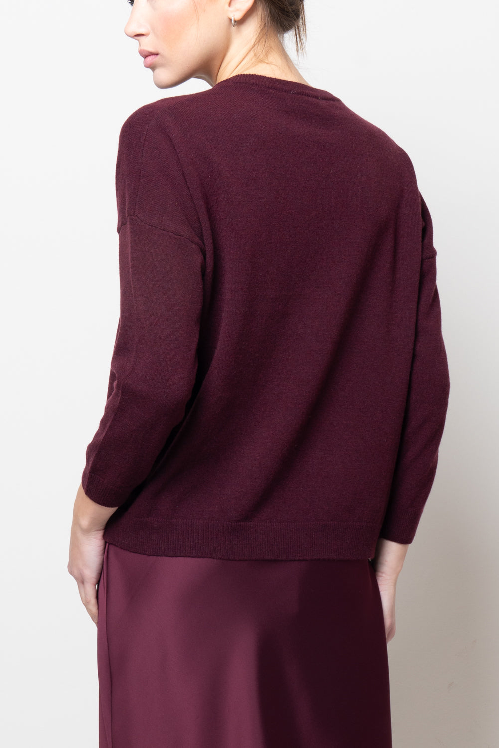 Maglia con disegno piazzato