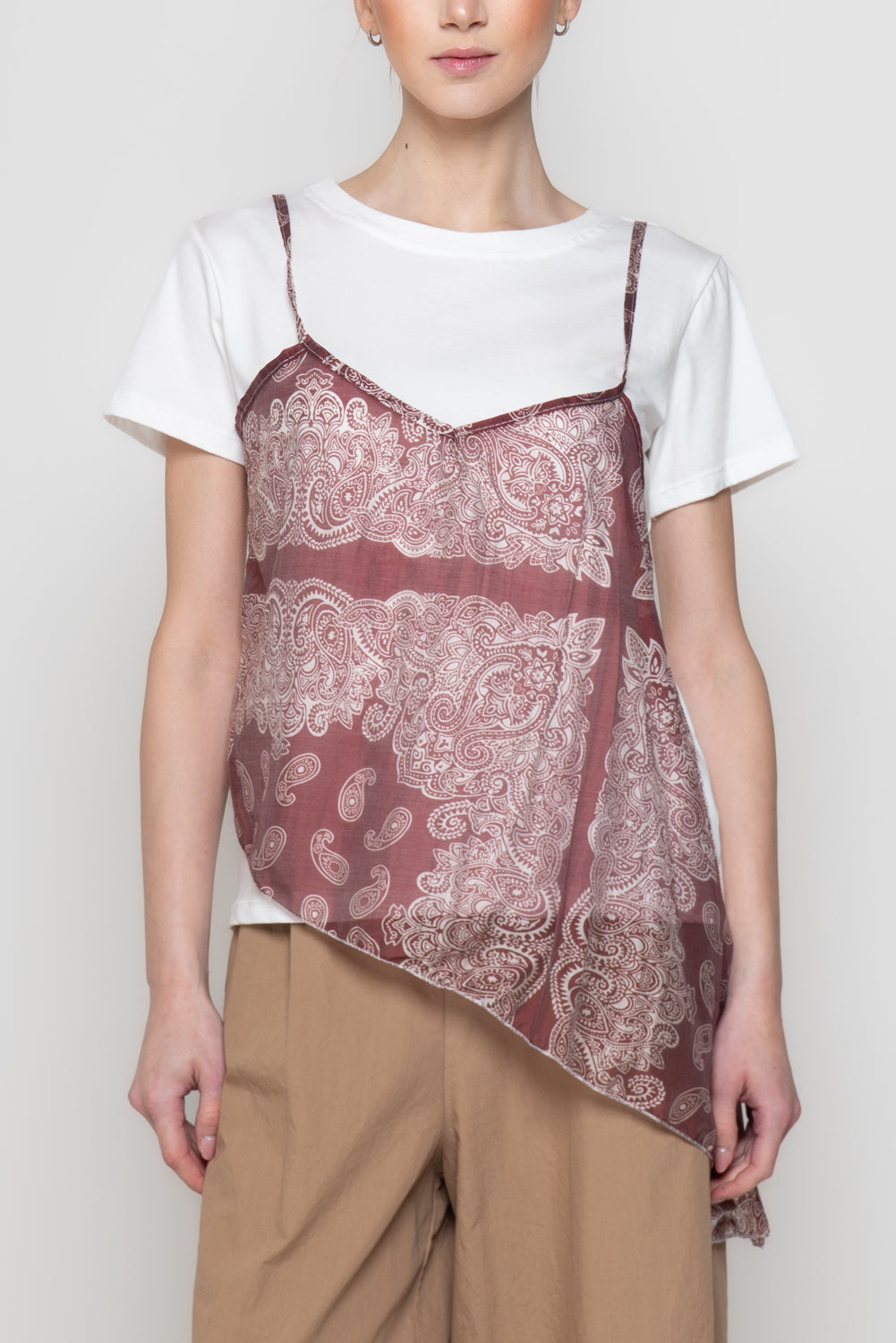 T-shirt  Asimmetrico Bandana