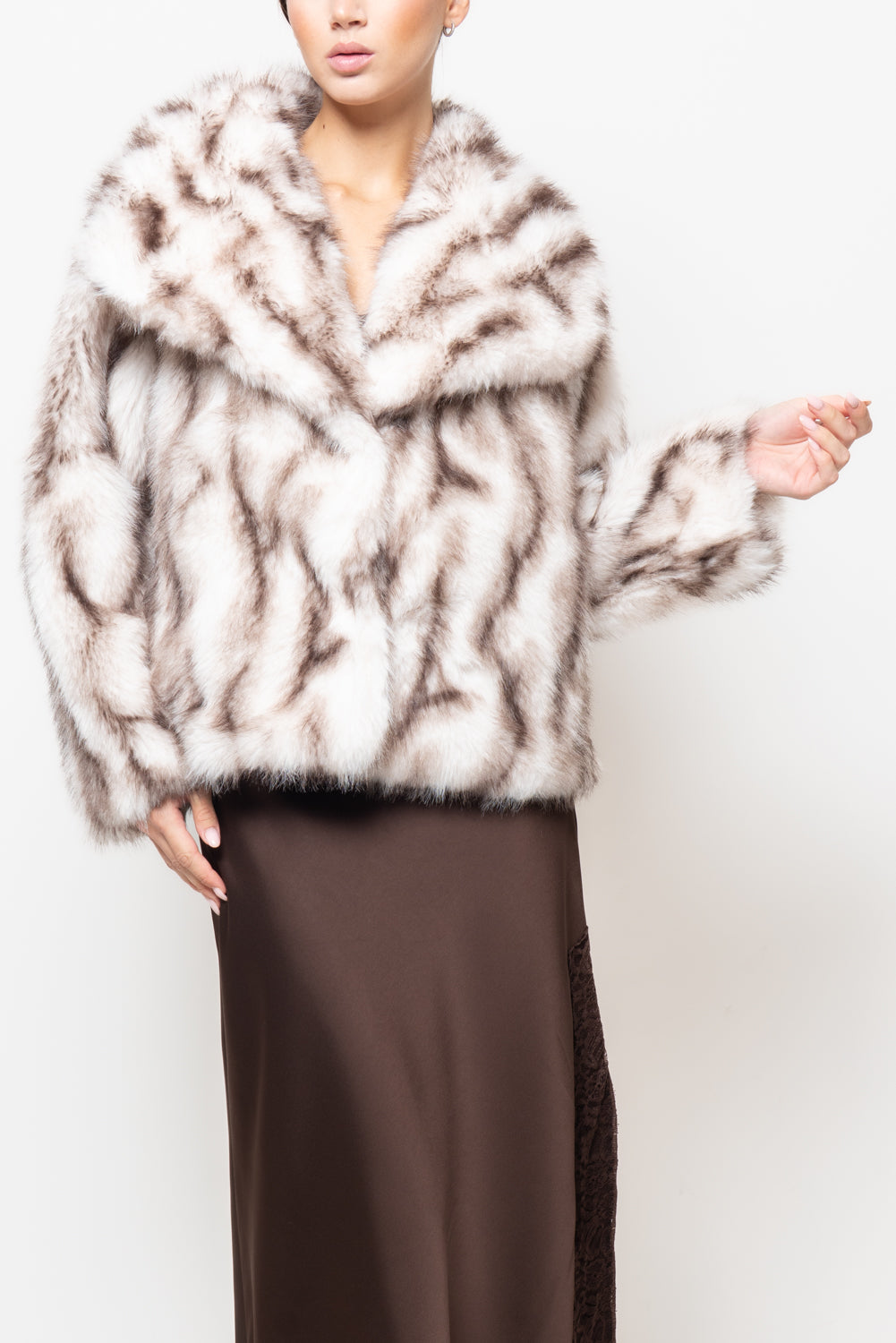 Pelliccia maxi reverse