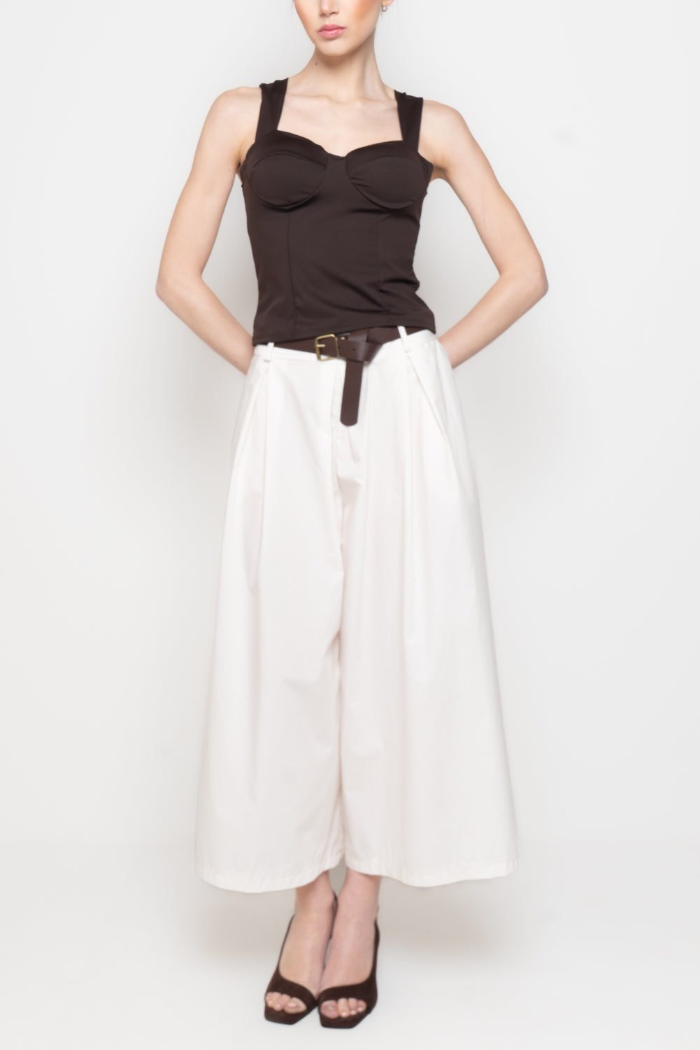Top Bustier con Coppe Preformate