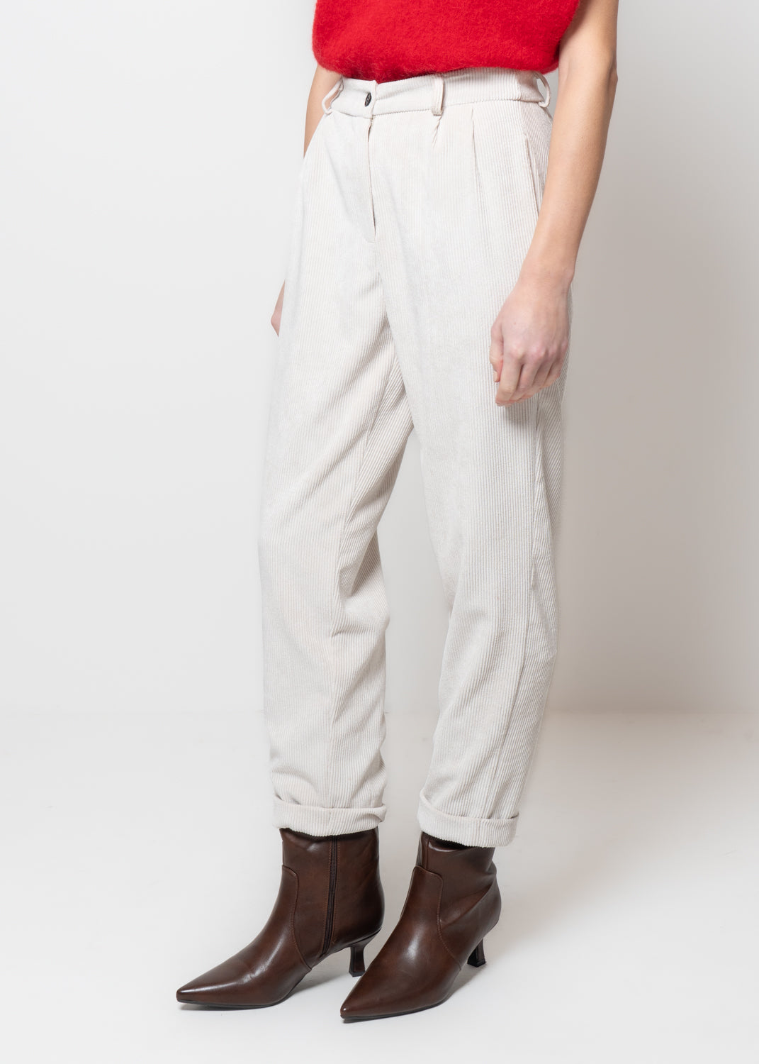 Pantaloni in velluto a sigaretta