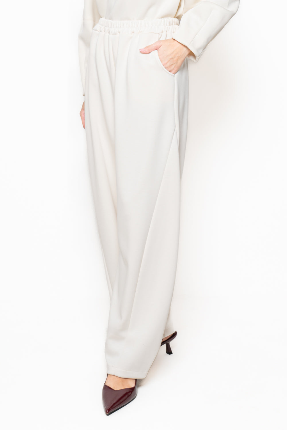 Pantalone baggy in neoprene