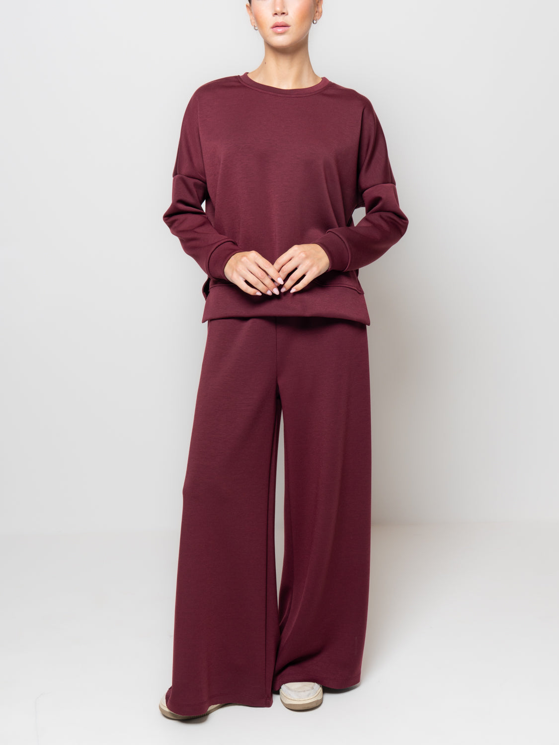 Pantalone palazzo in neoprene