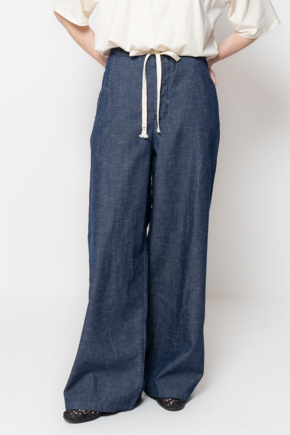 Pantalone a Palazzo con Coulisse