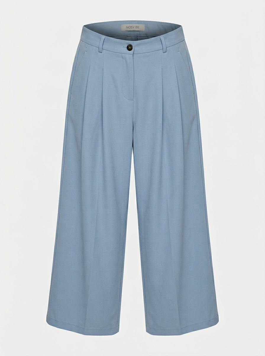 Pantaloni palazzo con pinces