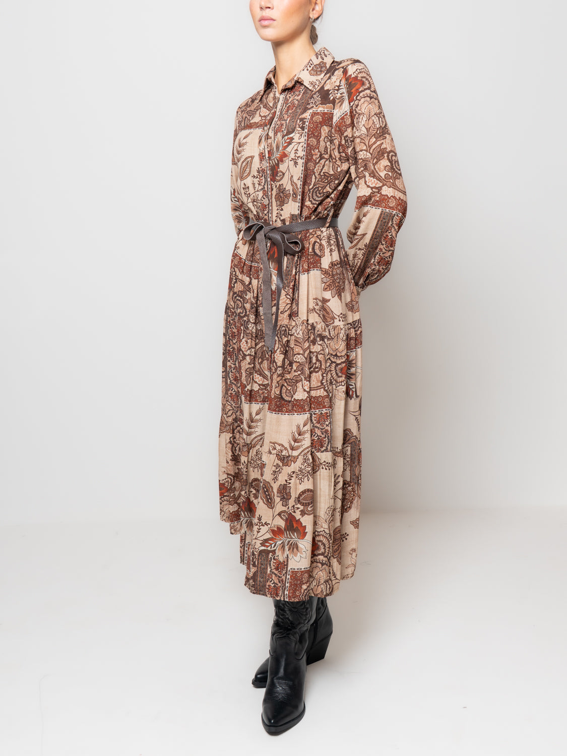 Chemisier fantasia ruggine