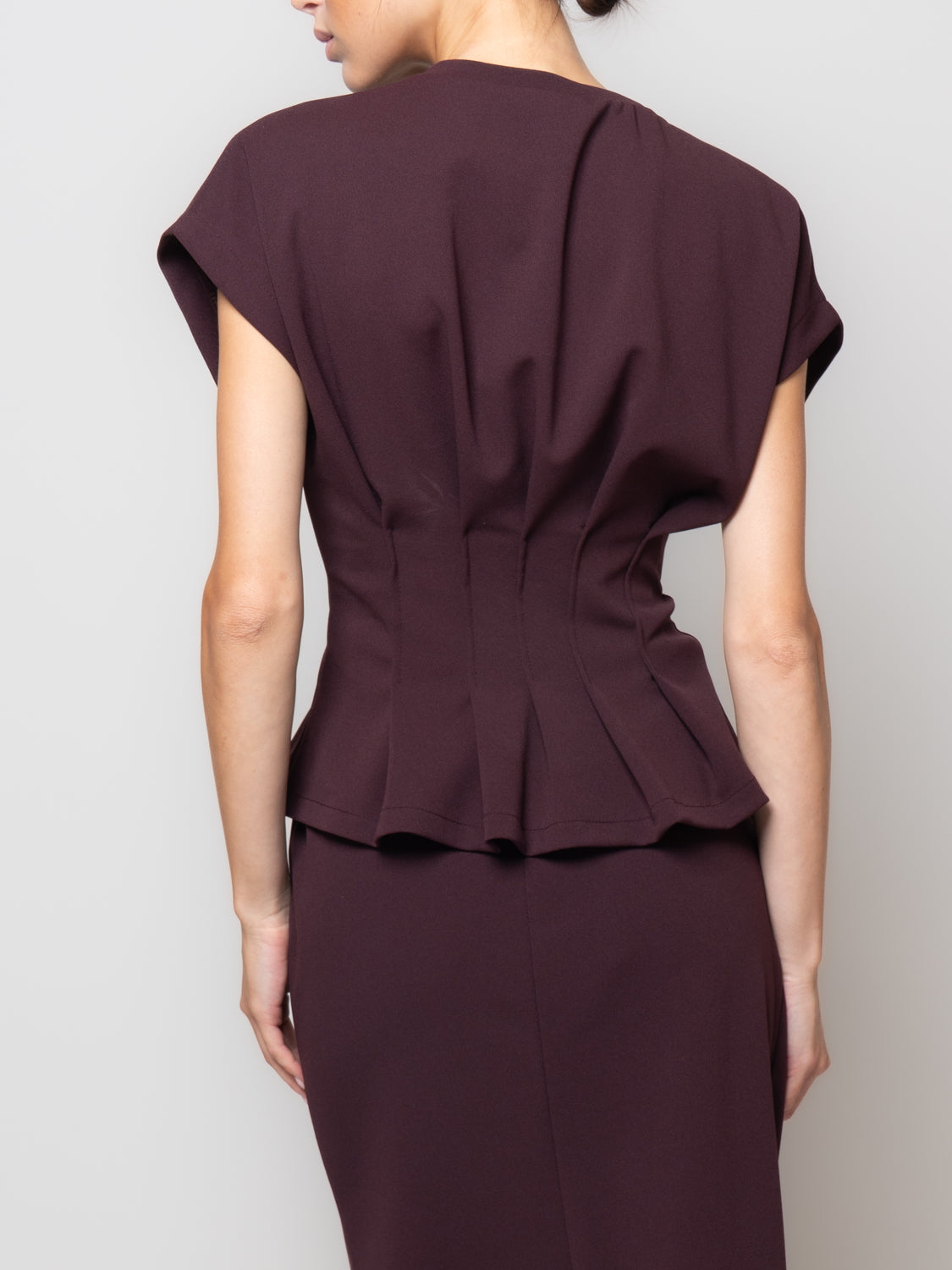 Blusa rappresa in vita