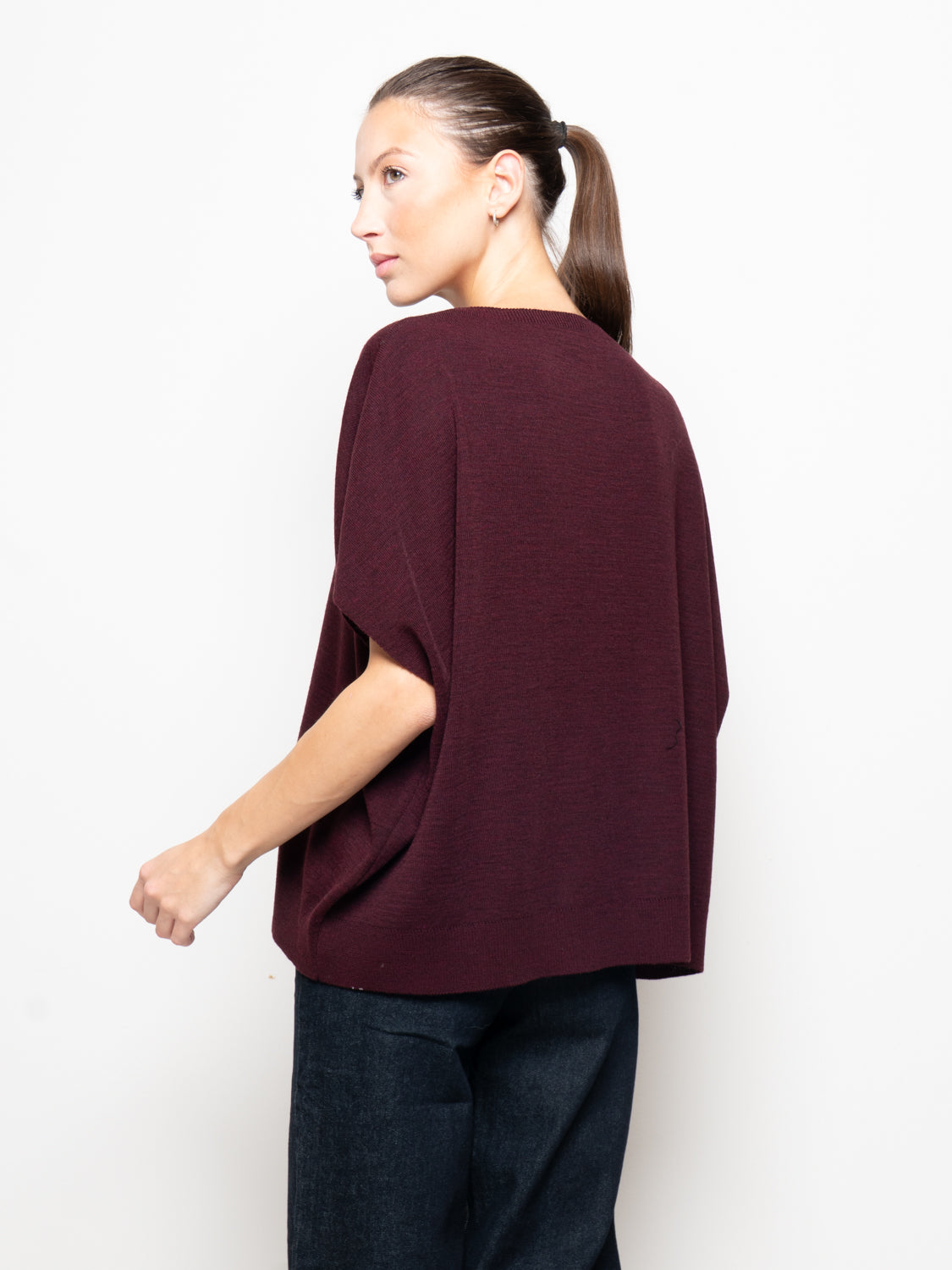 Gilet over misto lana
