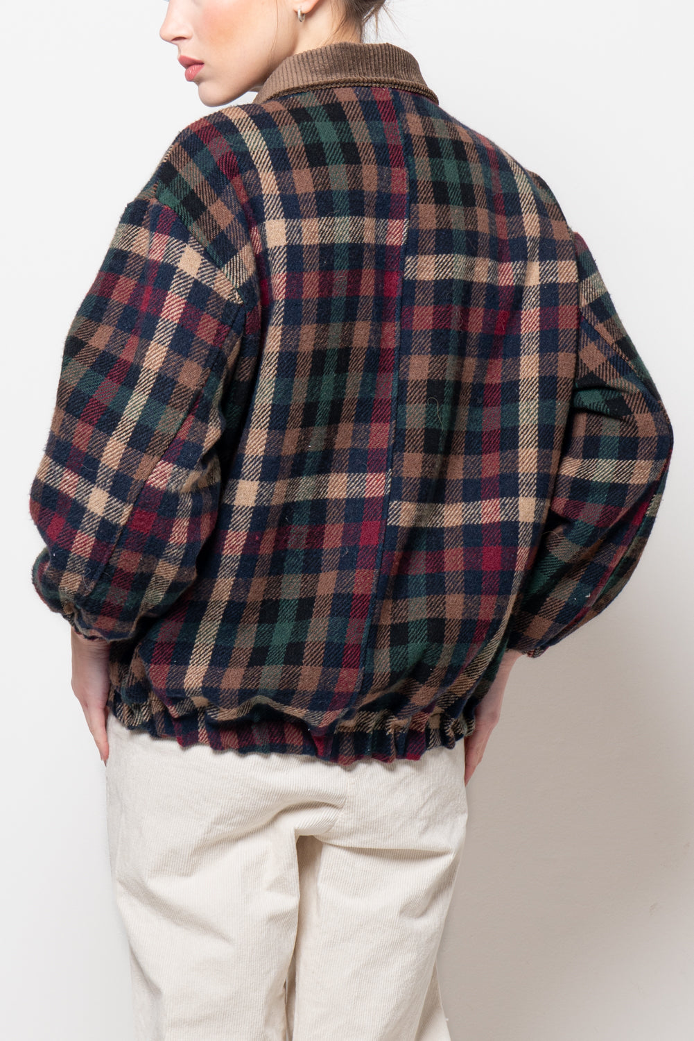 Bomber con colletto in velluto