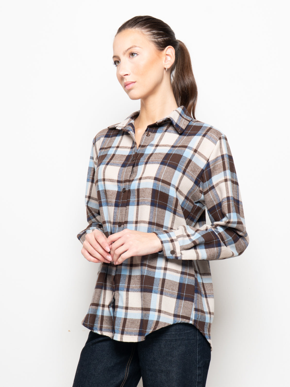 Camicia fantasia scozzese