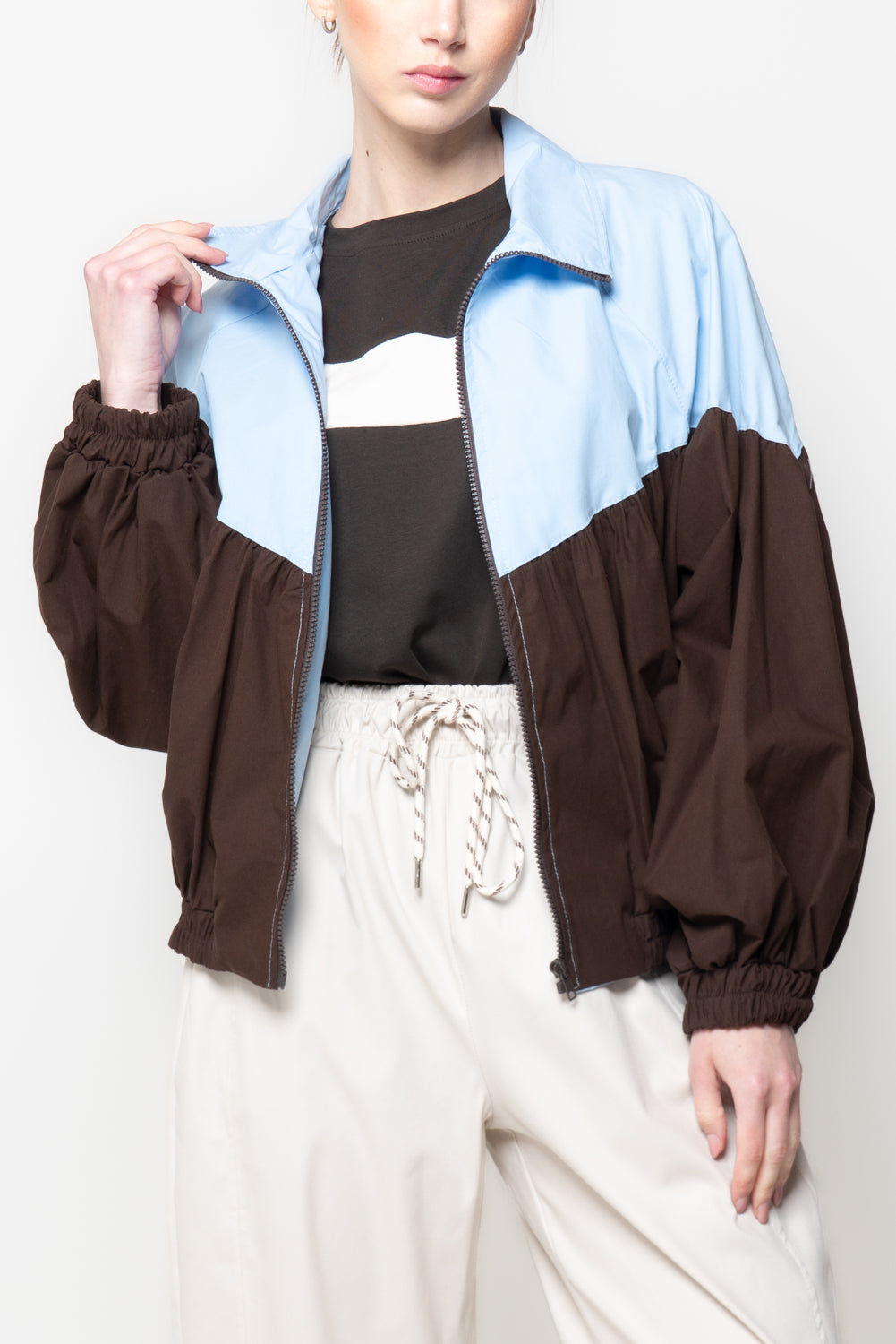 Bomber bicolore