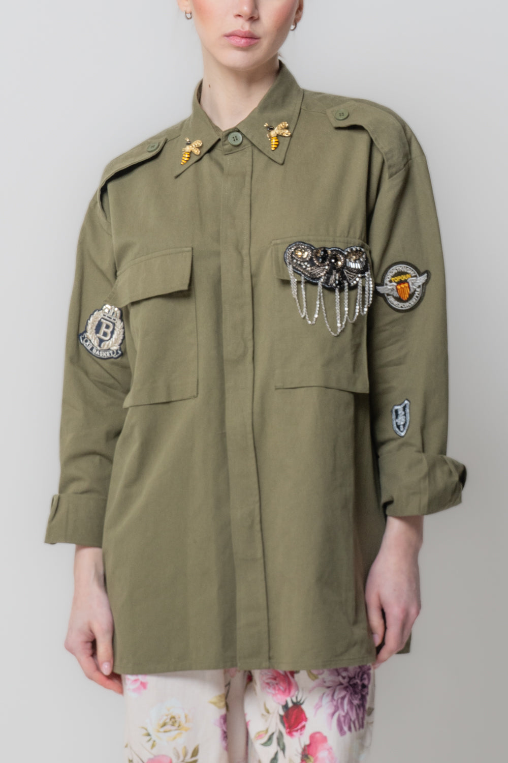 Sahariana Militare Patch Gioiello