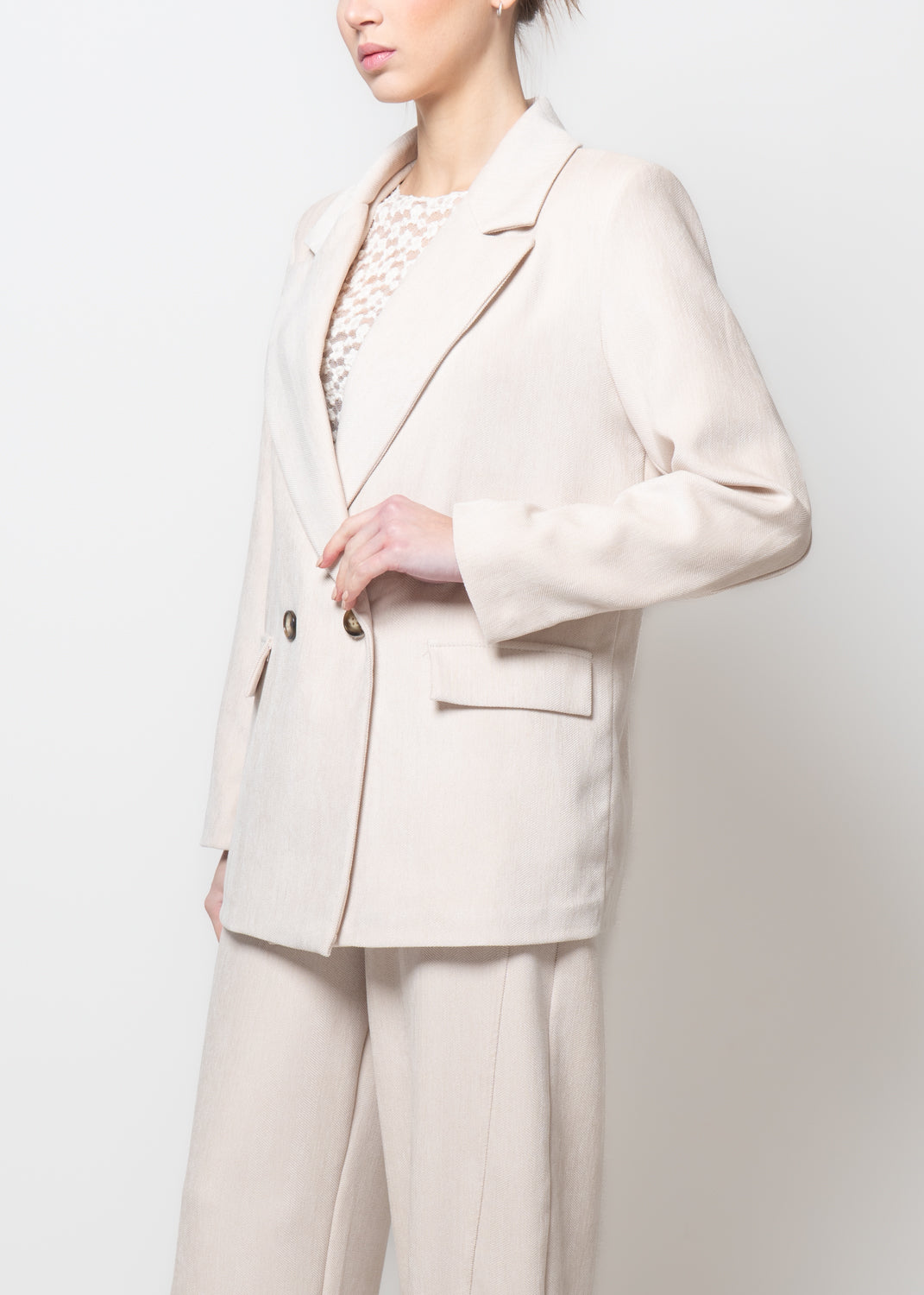 Giacca in velluto doppiopetto