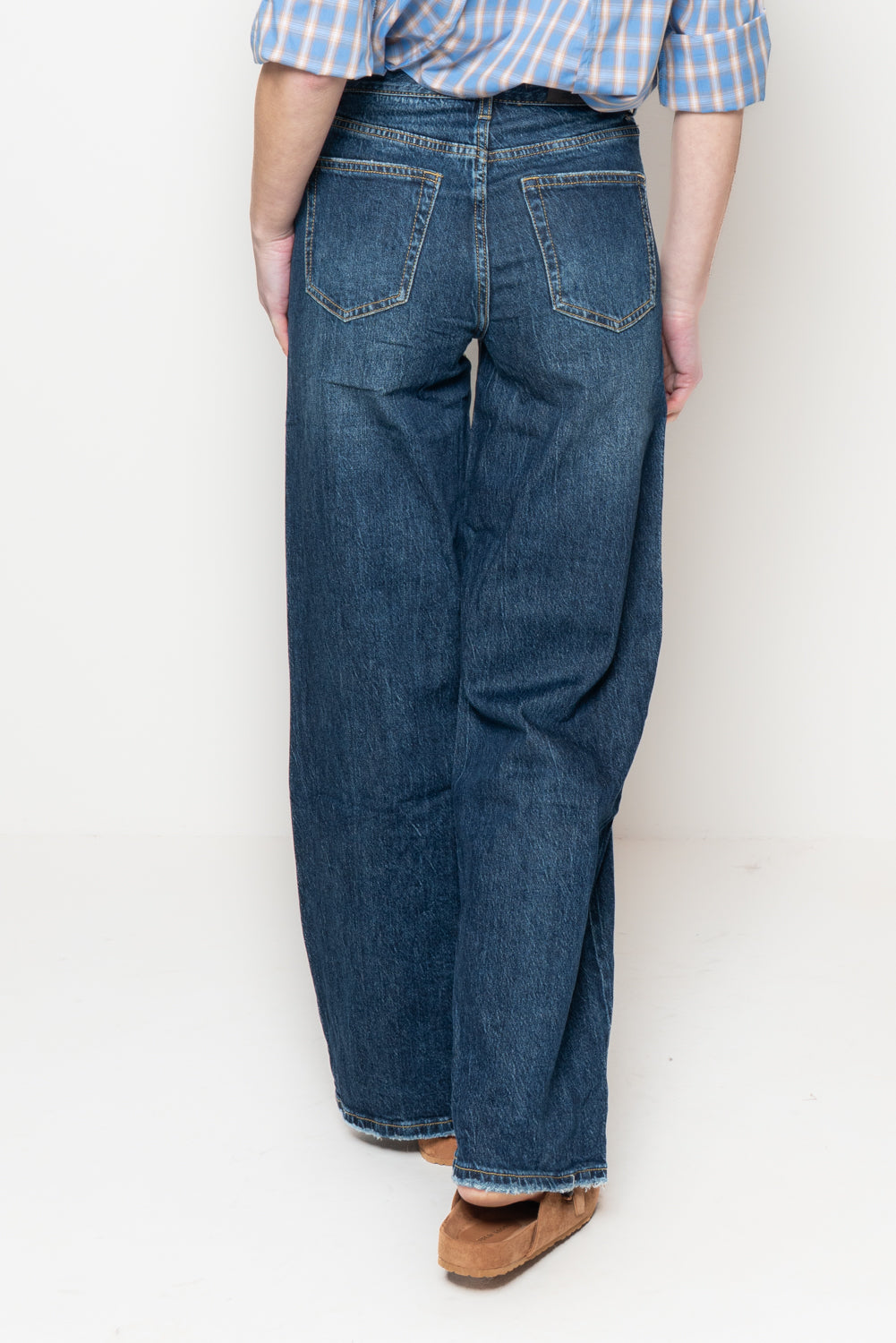 Jeans wide lavaggio scuro