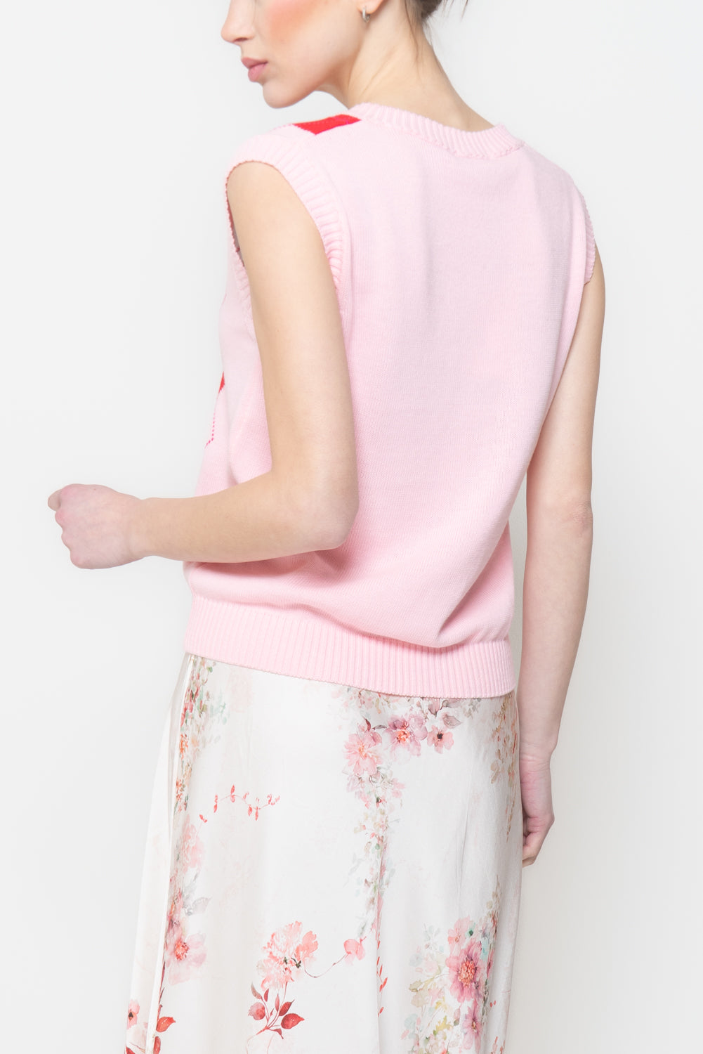 Gilet in Maglia a Rombi