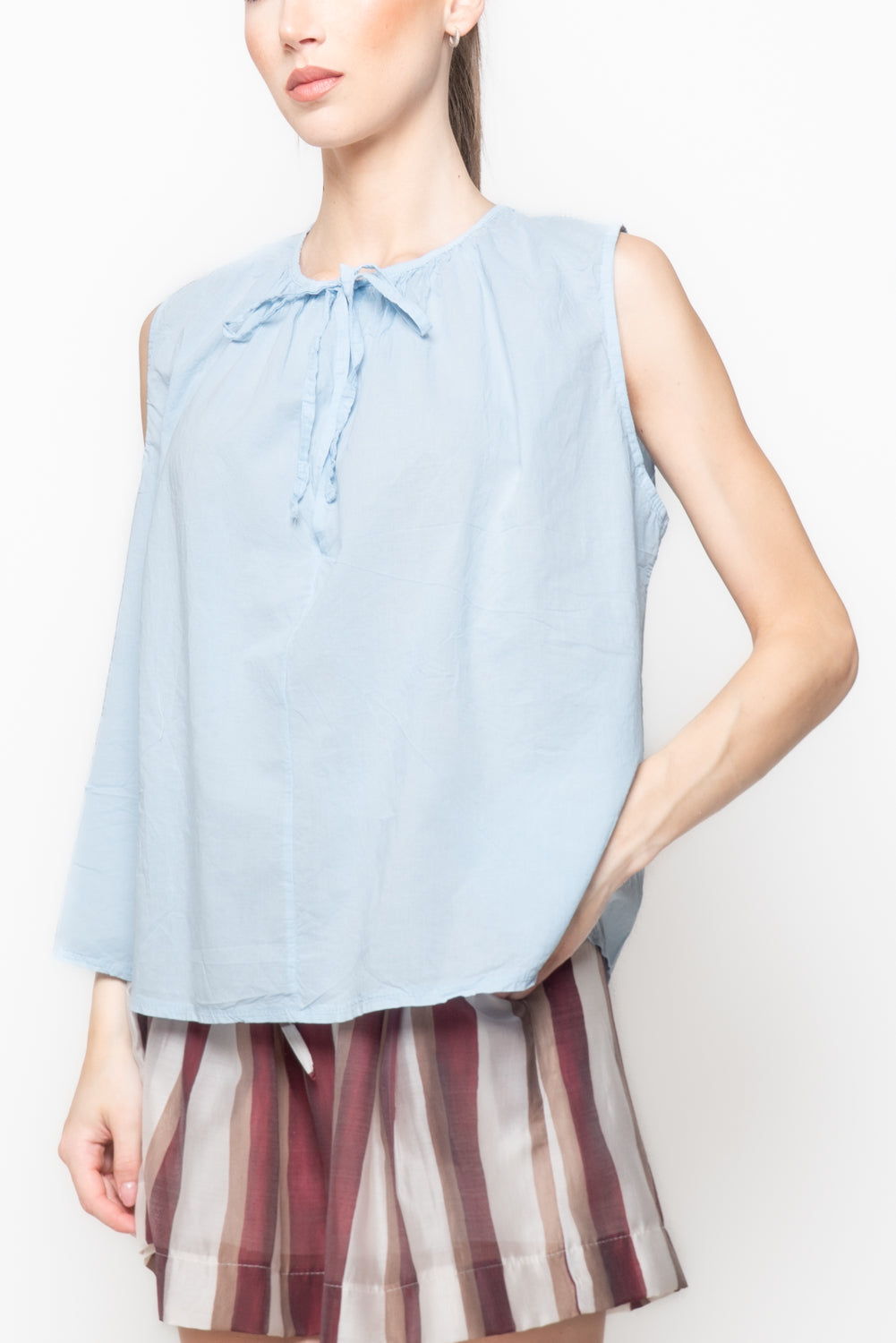 Top Smanicato con Fiocco