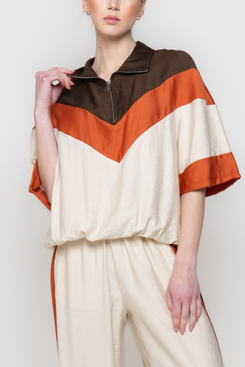 Blusa Color Block