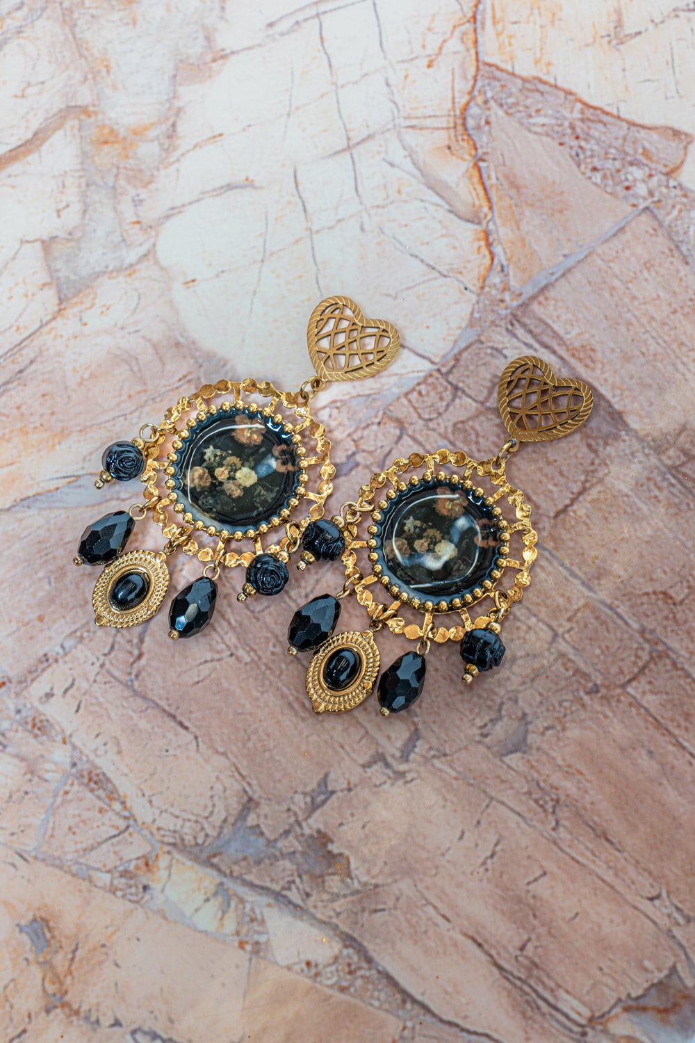 Orecchini con pietre