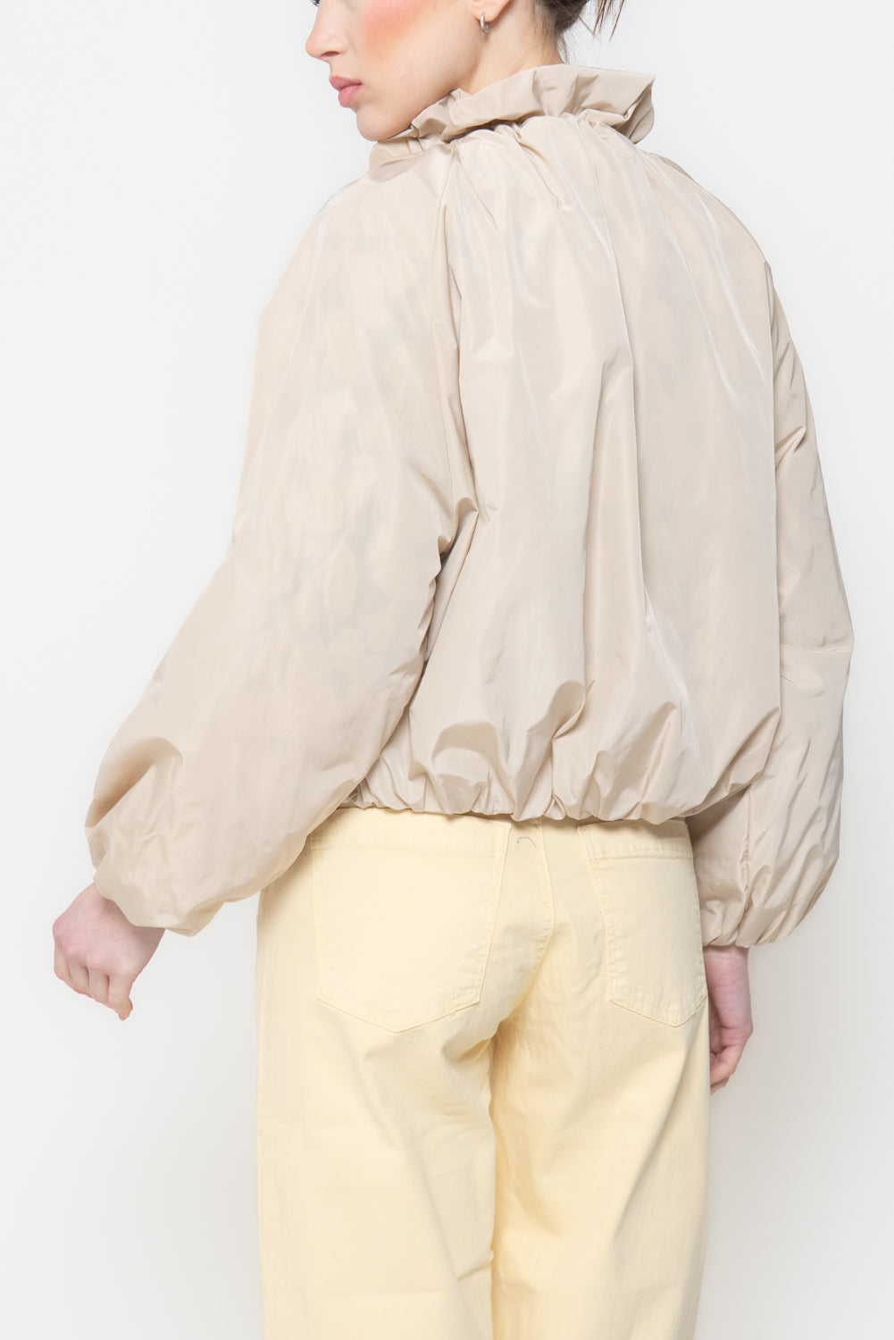 Giacca con Dettagli Arricciati