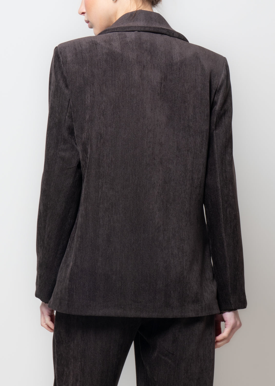 Giacca in velluto doppiopetto