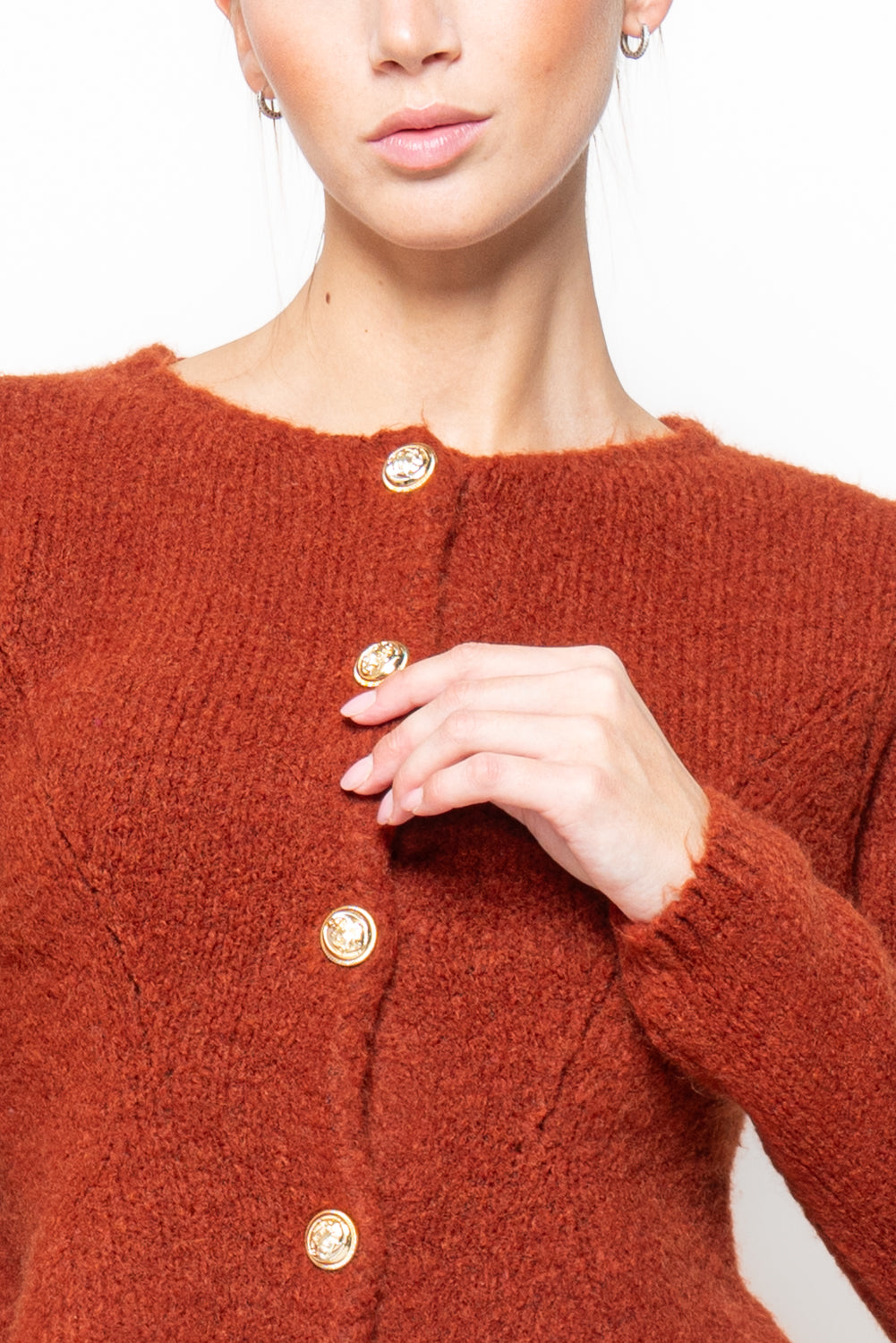 Cardigan sfiancato