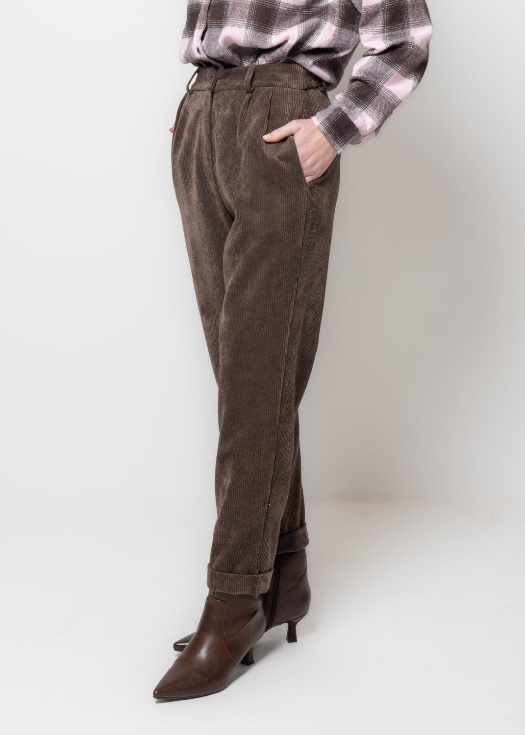 Pantaloni in velluto a sigaretta