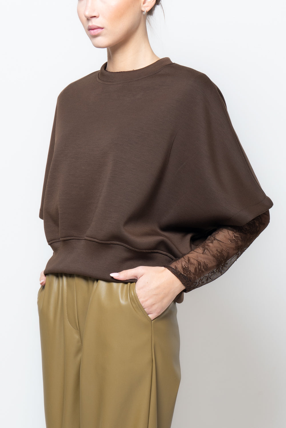 Felpa con manica corta