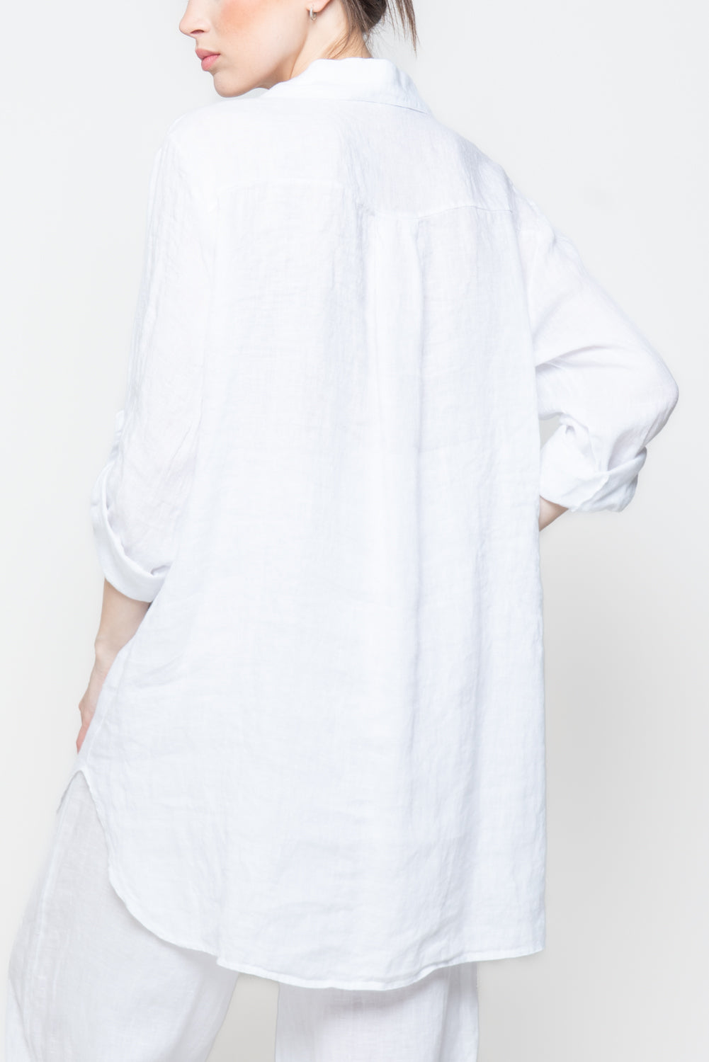 Camicione Oversize in Lino