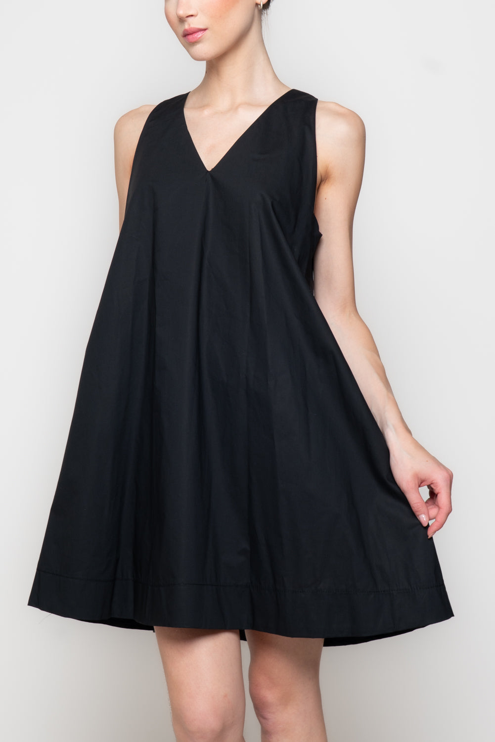 Abito a trapezio con Scollo a V