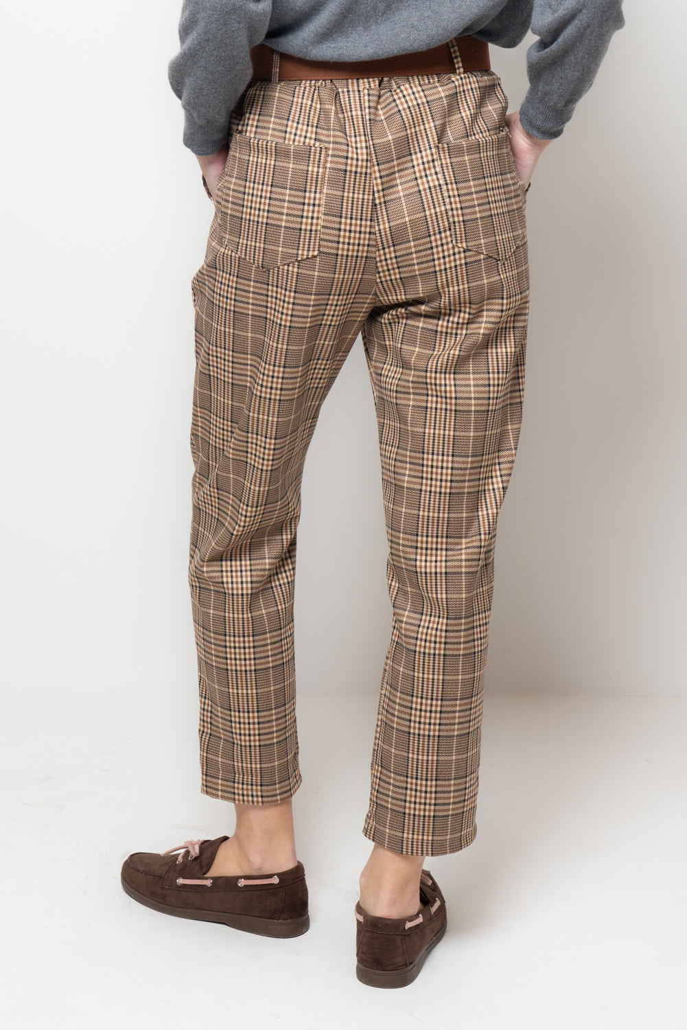 Pantaloni baggy tartan