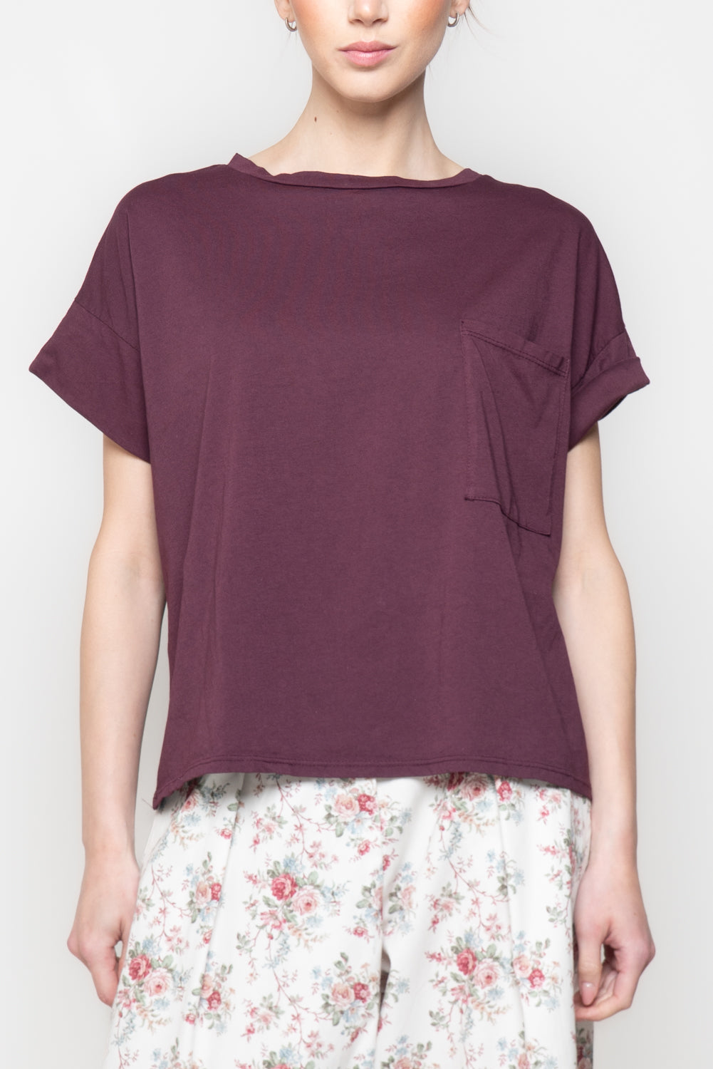 T-shirt Oversize con Taschino
