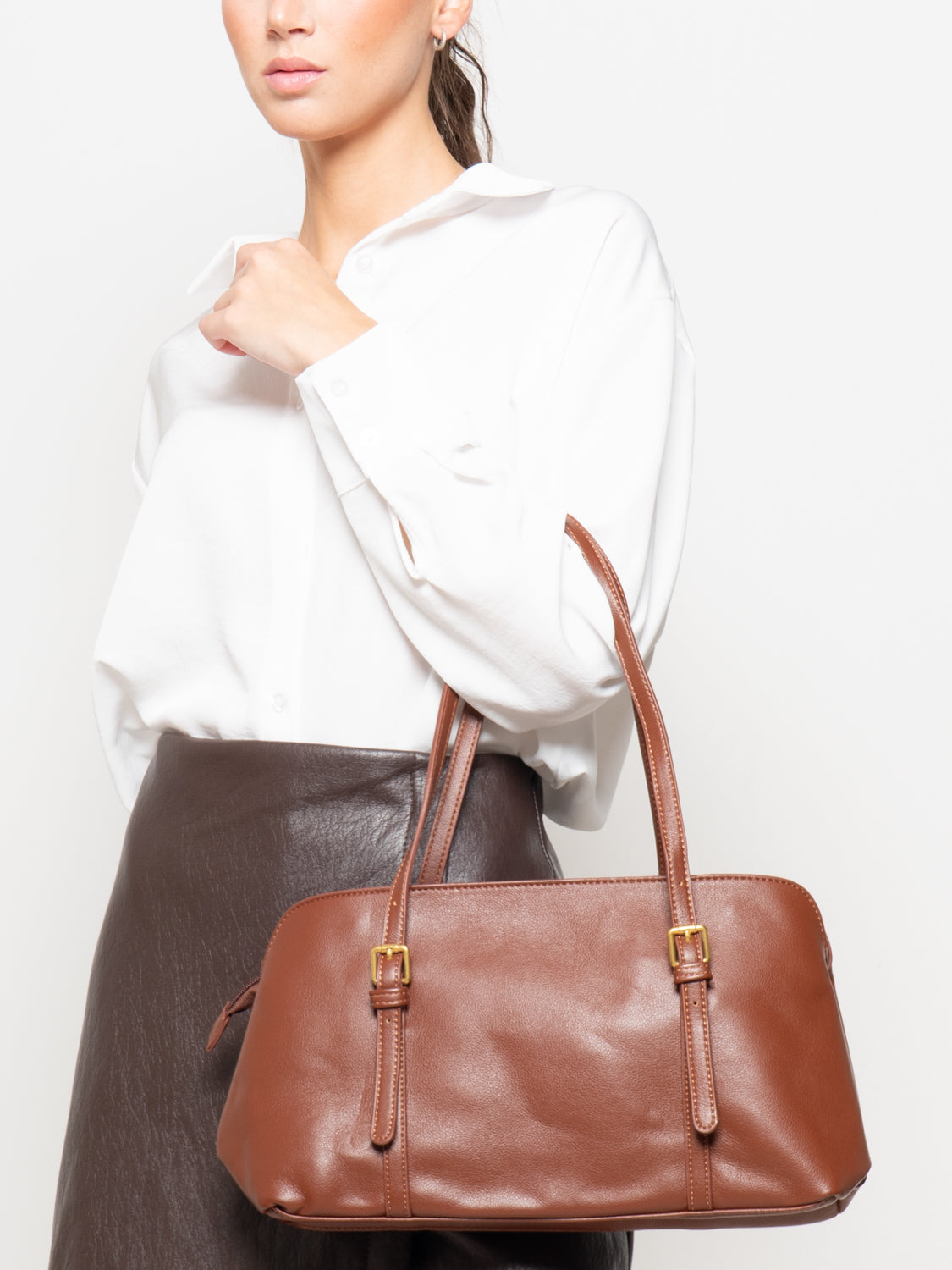 Borsa a bauletto con manici regolabili